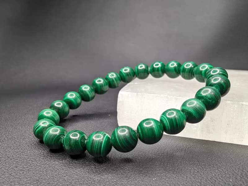 【訂製品】孔雀石 手串 手鍊 天然水晶 水晶手串 6-14mm 水晶手鍊