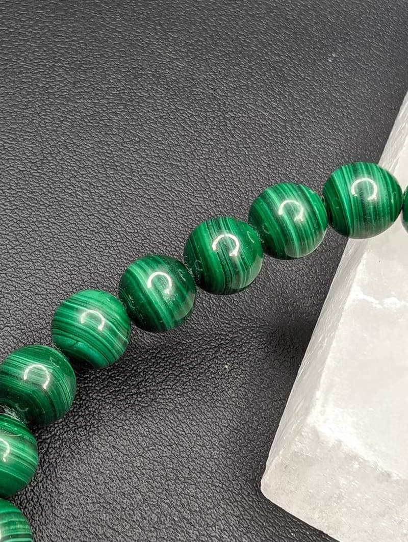 【訂製品】孔雀石 手串 手鍊 天然水晶 水晶手串 6-14mm 水晶手鍊