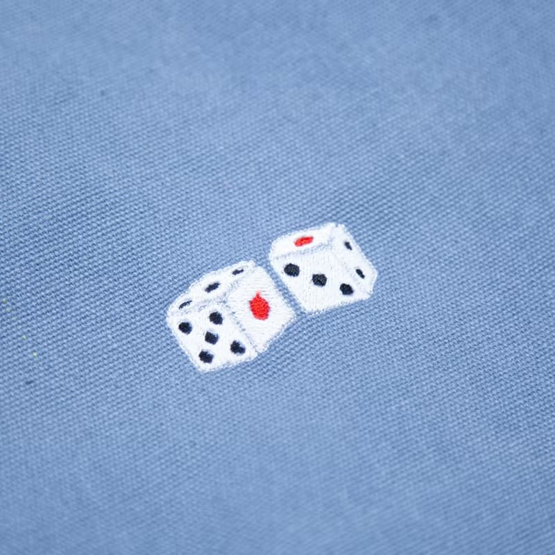 父の日のギフトに。サイコロ 刺繍 ショルダーバッグ　Tcollector