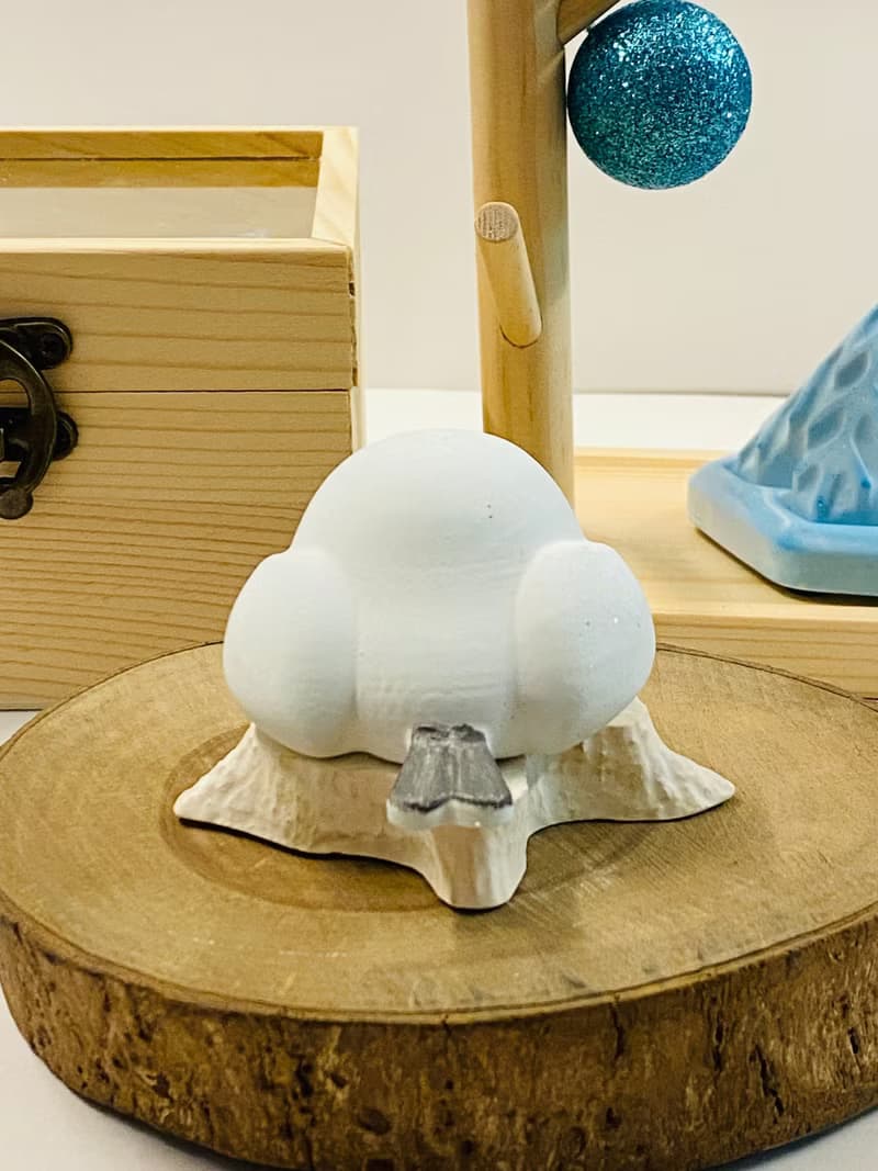 北海道 銀喉長尾山雀擴香石 (大隻) Long-tailed Tit Aroma Stone