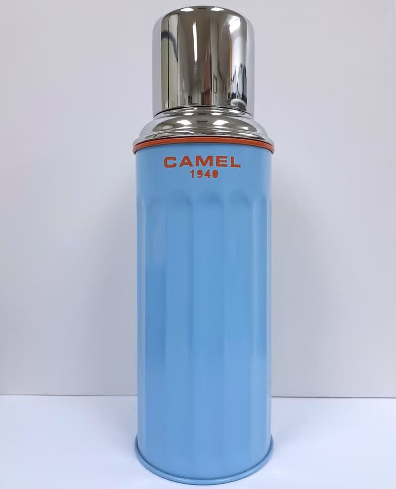 駱駝牌 450ml 玻璃膽真空保溫瓶122 系列 | 天藍 SB
