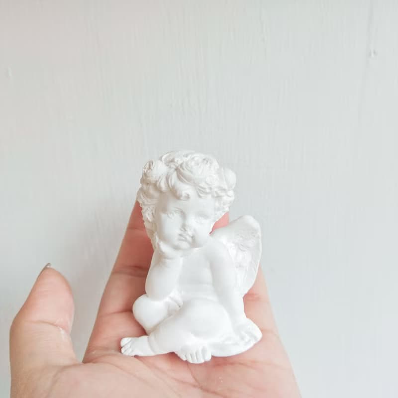 【好日手作】沉思小天使香氛石擺飾 擴香石 聖誕節禮物情人節禮物