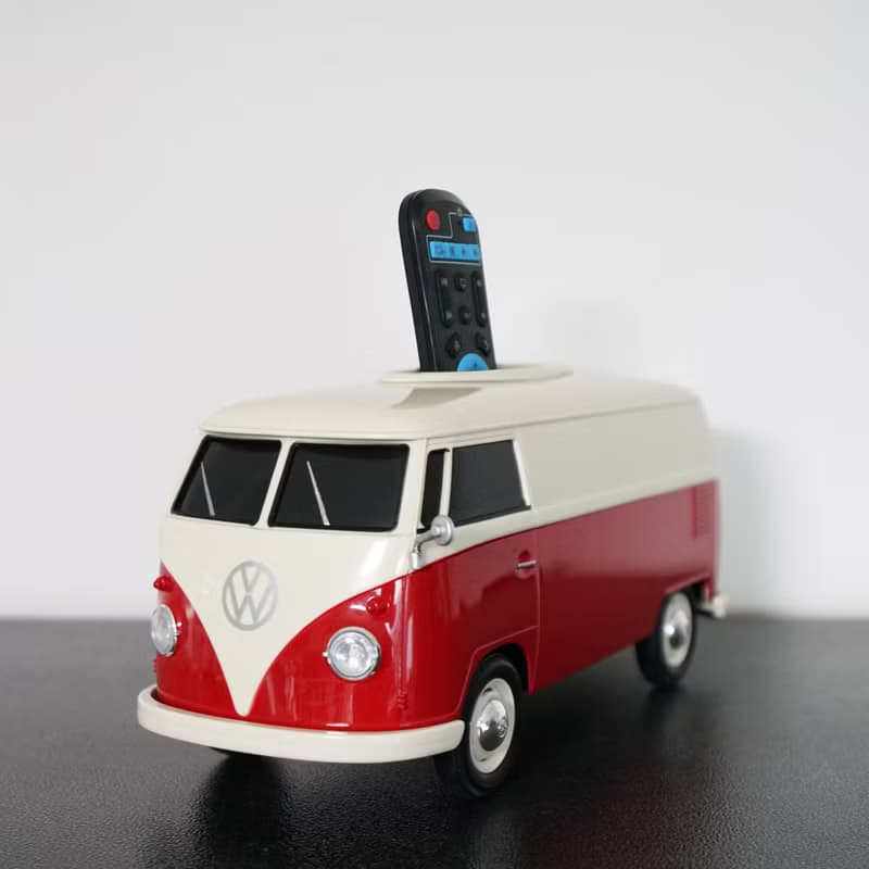 【完美禮物】復古經典紅白雙色VW T1 車型收納盒