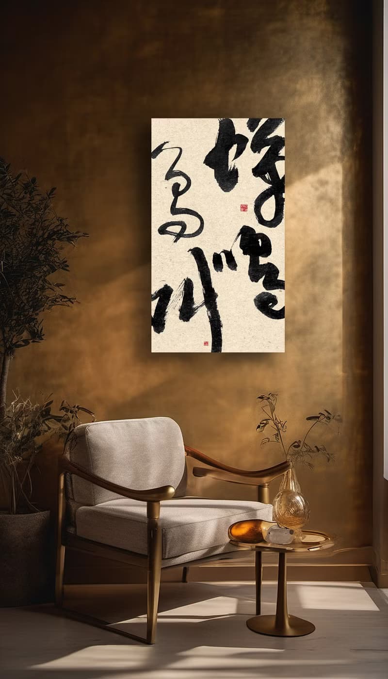 書法-無框畫 | 喬遷禮物 | 開店 | 民宿佈置 | 搬新家 | 裝飾畫