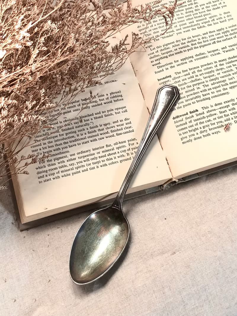 百年古董 美國1913年製鍍銀大湯匙/分菜匙