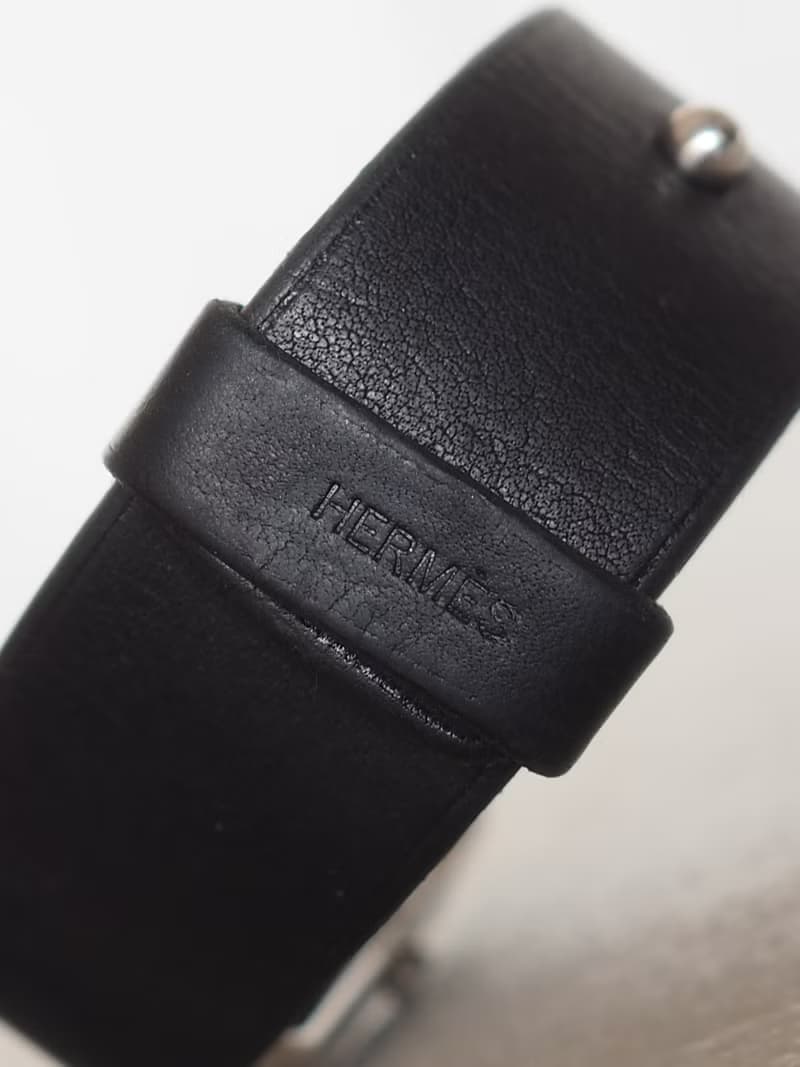 HERMES エルメス バレニア ウォッチ 腕時計 シルバー ブラック ユニセックス ヴィンテージ