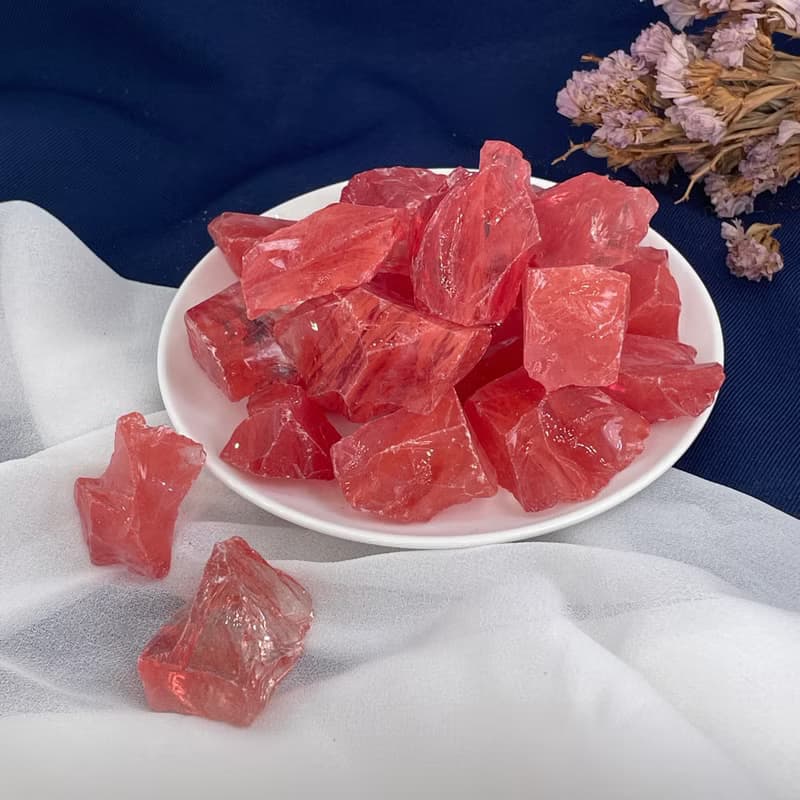 【MU工坊】紅水晶擴香石/水晶擴香燈/碎石/室內香薰/淨化小