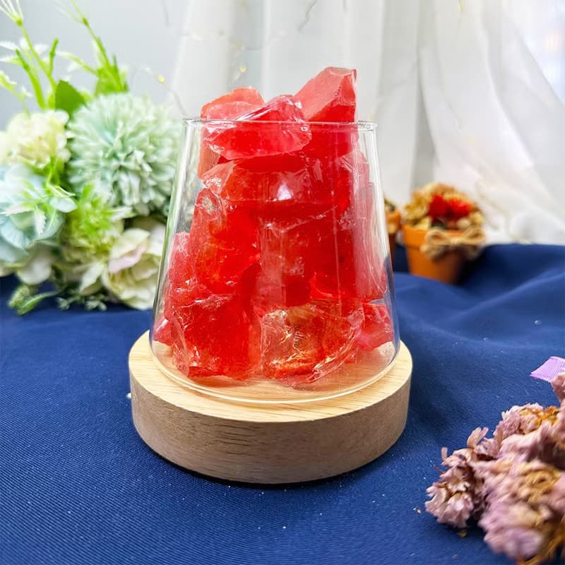 【MU工坊】紅水晶擴香石/水晶擴香燈/碎石/室內香薰/淨化小