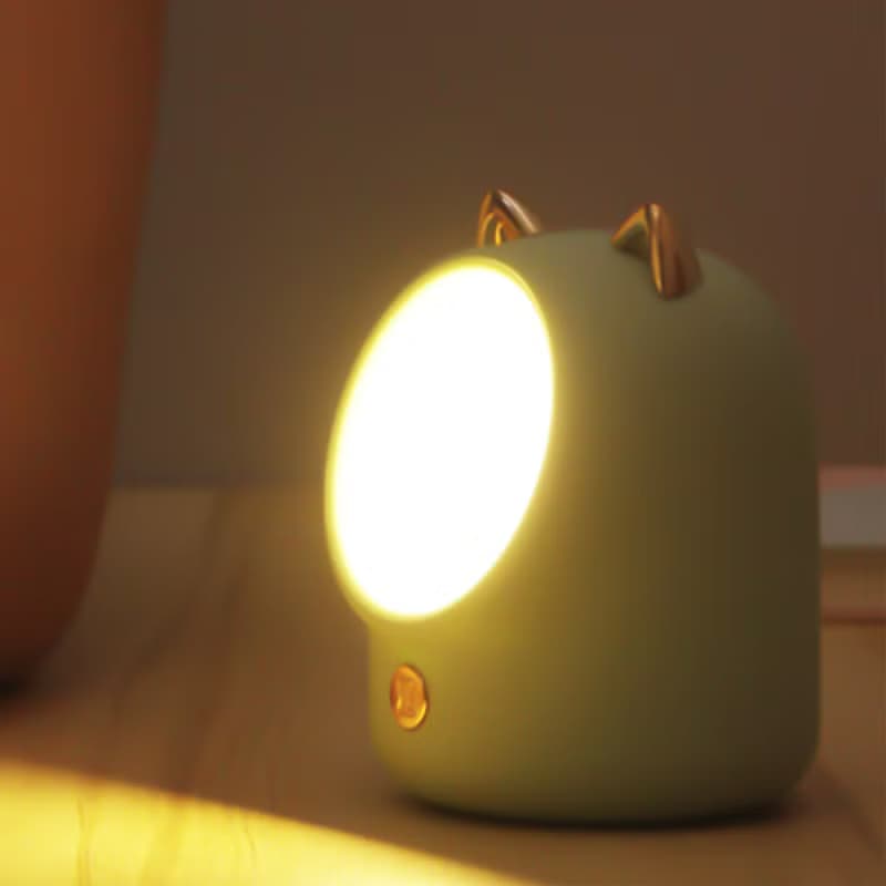 保庇BOBEE 招手招財貓小夜燈 招手發財貓夜燈 - 綠色