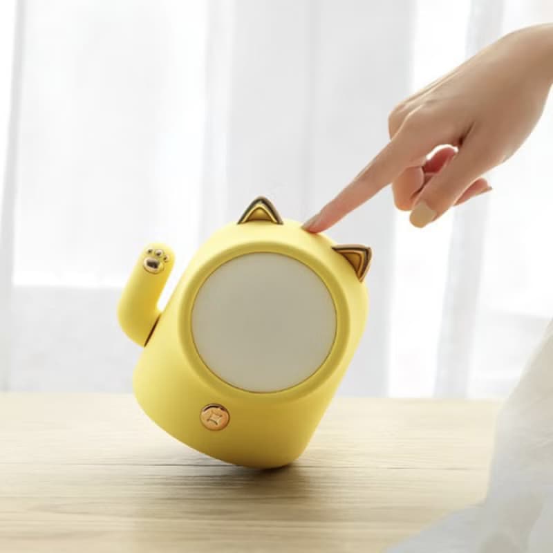 保庇BOBEE 招手招財貓小夜燈 招手發財貓夜燈 - 綠色