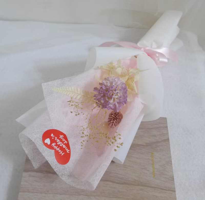 感恩謝師花束 永生花可當擴香花 求婚婚禮捧花禮物情人花束乾燥花