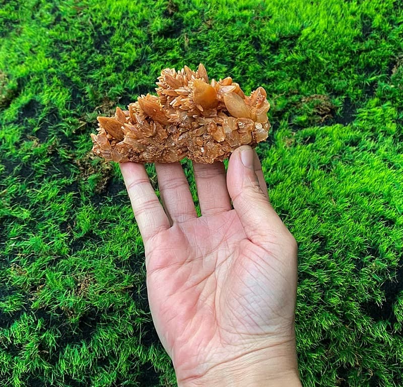 能量擺飾-一直有錢花 紅方解晶花簇 財運晶簇 招財開運 開工 禮品