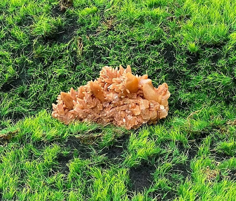 能量擺飾-一直有錢花 紅方解晶花簇 財運晶簇 招財開運 開工 禮品