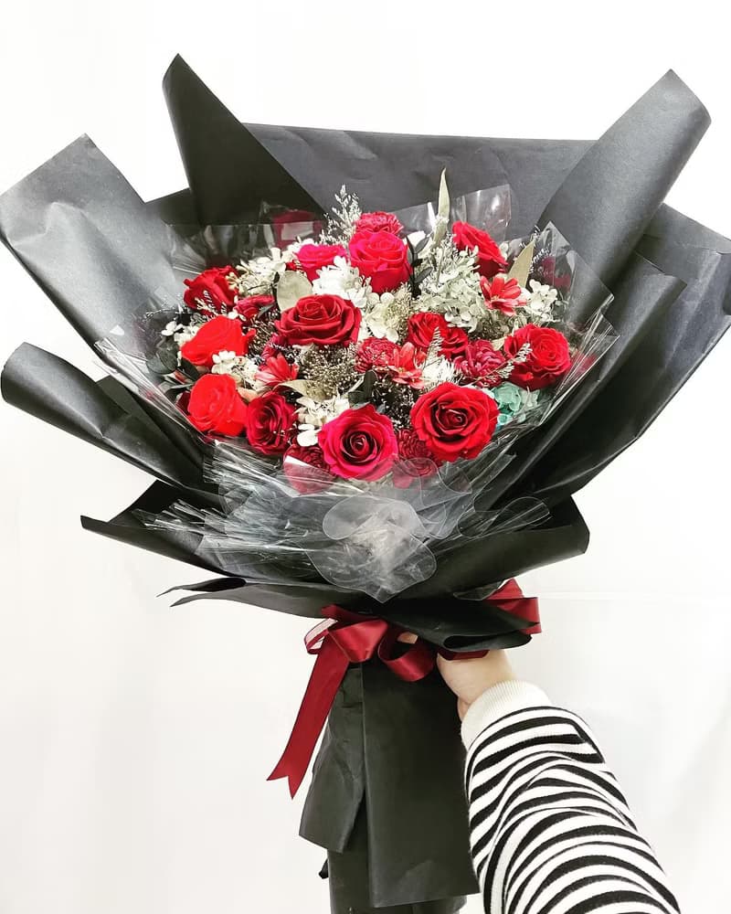 永生玫瑰花花束 不凋花/永生花/乾燥花 典華優惠券 情人
