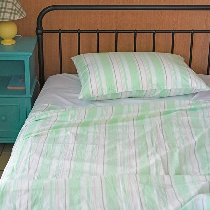 Cotton candy summer blanket | pillowcase (green)