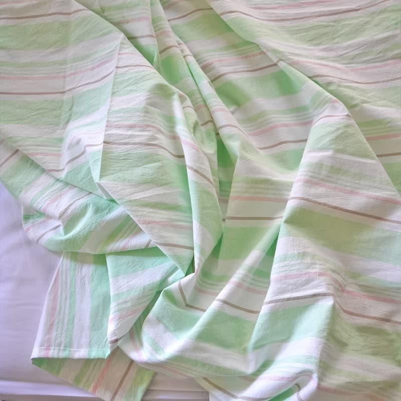 Cotton candy summer blanket | pillowcase (green)