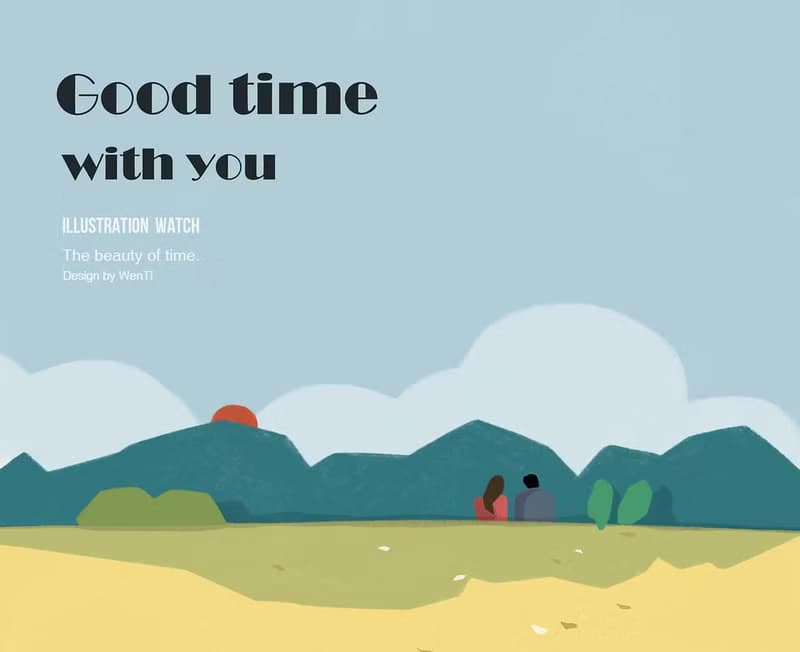 插畫X手錶 - Good time with you【Love story 4】