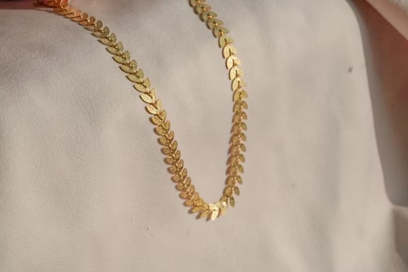 金色桂冠花圈CHOKER 頸鍊 18KGP