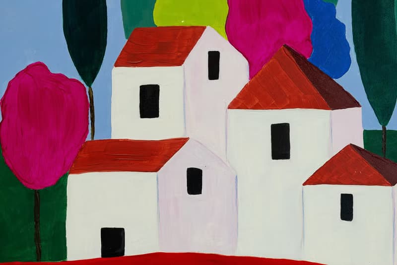 Italian stained house painting, wall panels, for home decor and gifts