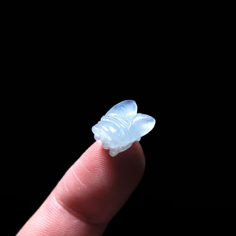 【常贏】冰種翡翠巧雕蒼蠅 | 天然緬甸玉翡翠A貨 | 送禮