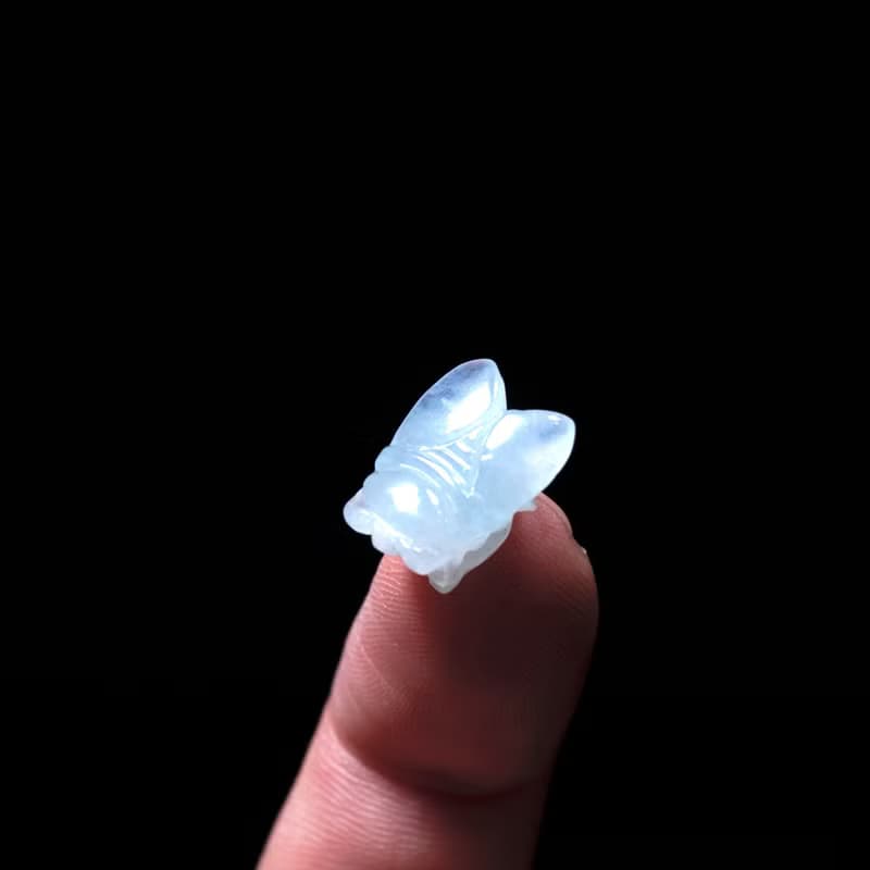 【常贏】冰種翡翠巧雕蒼蠅 | 天然緬甸玉翡翠A貨 | 送禮
