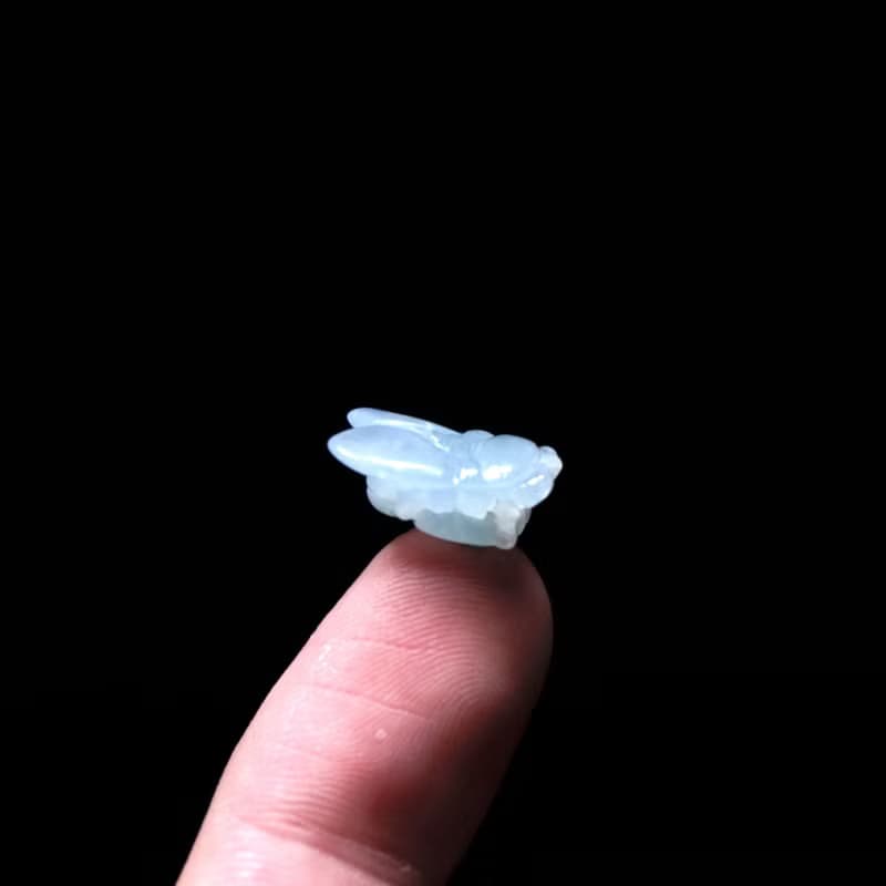 【常贏】冰種翡翠巧雕蒼蠅 | 天然緬甸玉翡翠A貨 | 送禮