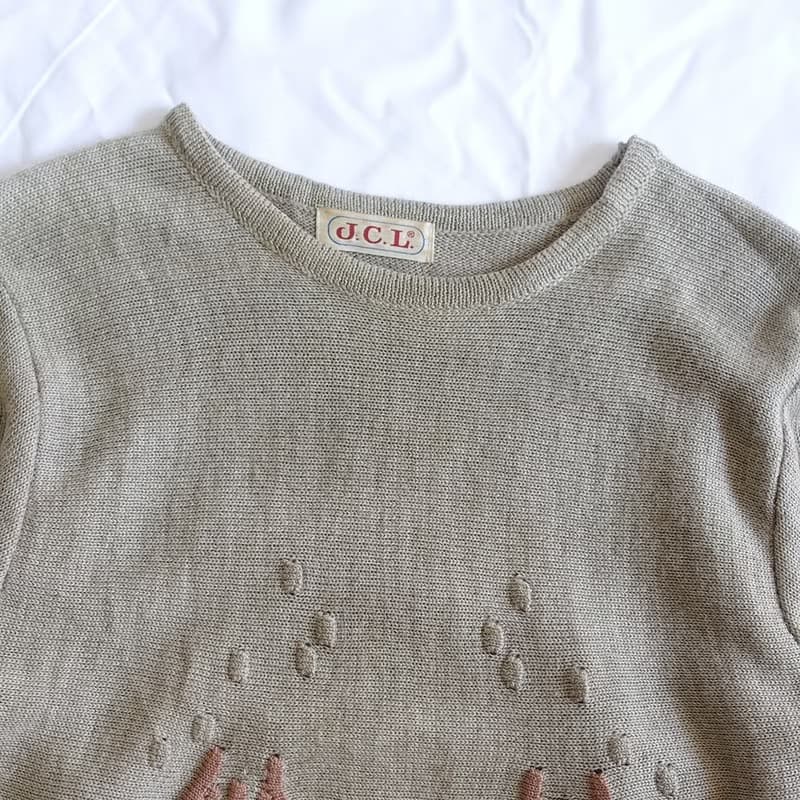 │Slowly│ 花束/古著毛衣 │vintage.復古.文藝