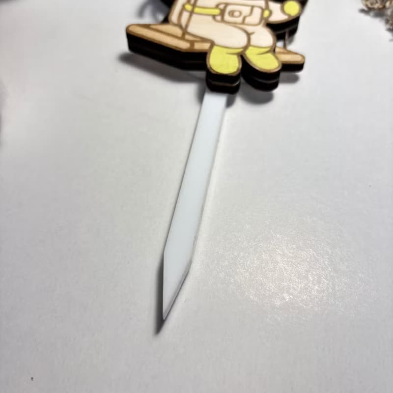 Astronaut Wood Custom Cake Topper - Hand Painted Birthday Keepsake - Custom Name