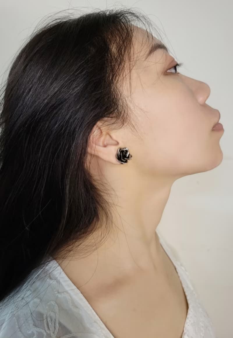 玫瑰珍愛/古銀耳環