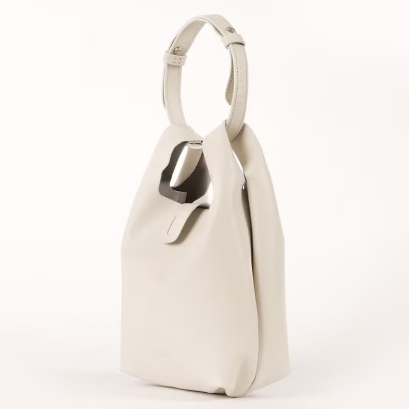 Usual Bag S Ivory_Cow Skin crossbody bag