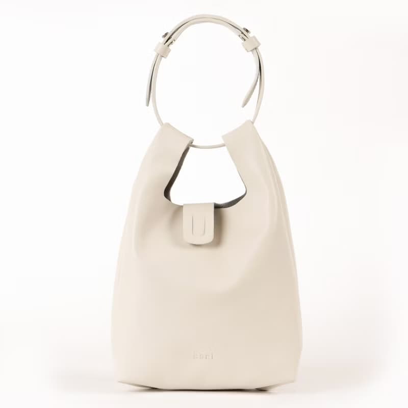 Usual Bag S Ivory_Cow Skin crossbody bag