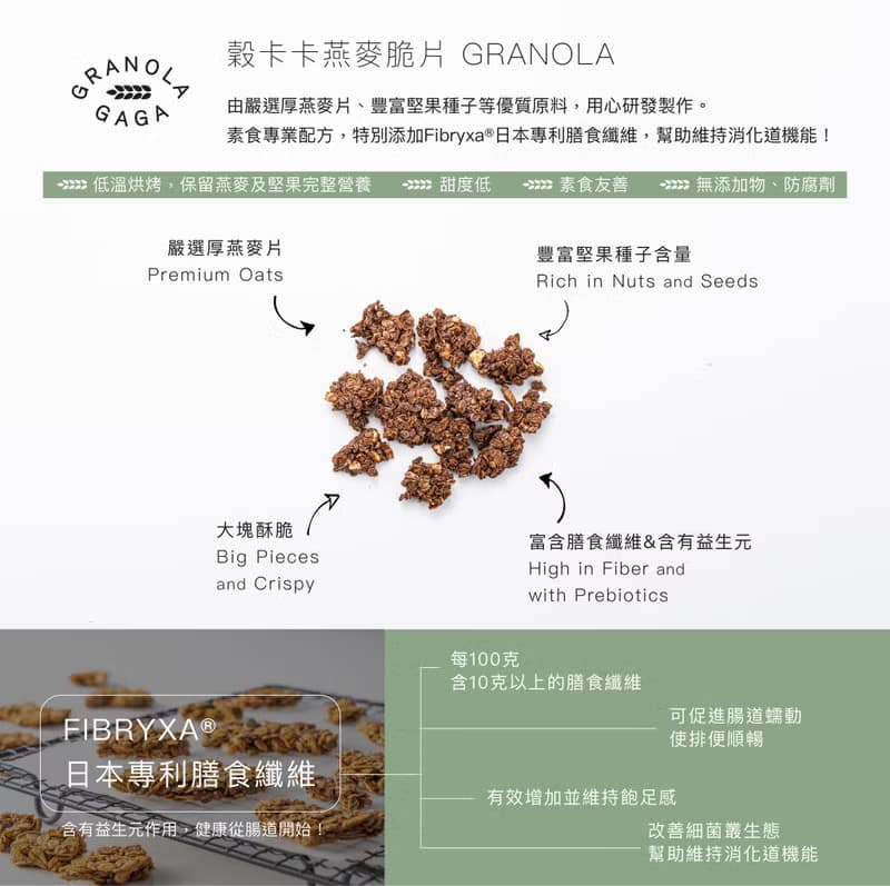【穀卡卡經典 - 榛果巧克力】堅果燕麥脆片CHOCOLATE GRANOLA