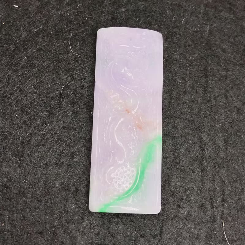 春帶彩翡翠鳳牌 | 天然緬甸A貨翡翠 | 送禮