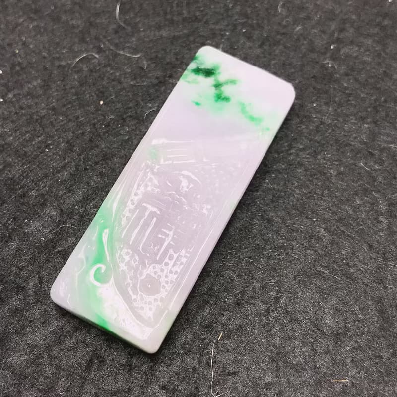 春帶彩翡翠鳳牌 | 天然緬甸A貨翡翠 | 送禮
