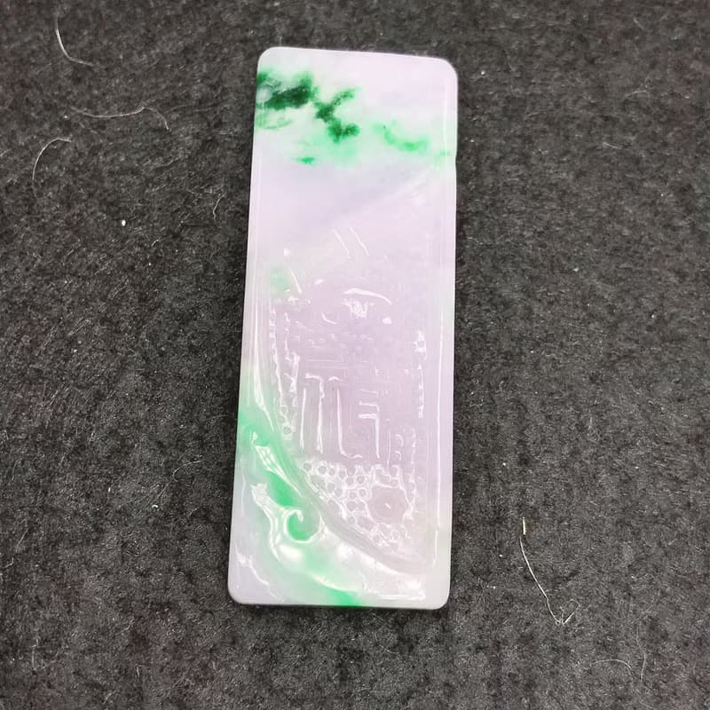 春帶彩翡翠鳳牌 | 天然緬甸A貨翡翠 | 送禮