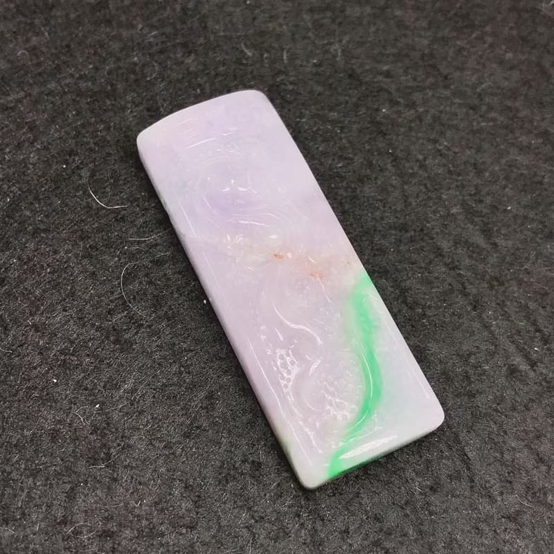 春帶彩翡翠鳳牌 | 天然緬甸A貨翡翠 | 送禮