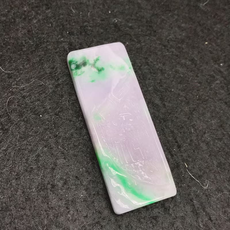 春帶彩翡翠鳳牌 | 天然緬甸A貨翡翠 | 送禮