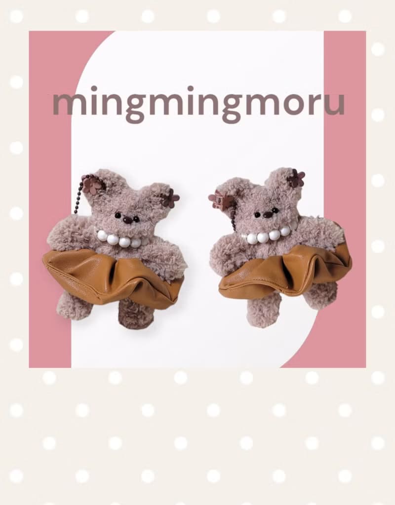 (Handmade) Lovely MingMingBear Bearkeyring