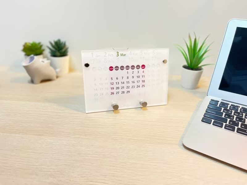 O'day分得出週六日‧萬年桌曆 | 手機支架款 | 桌面擺飾文具