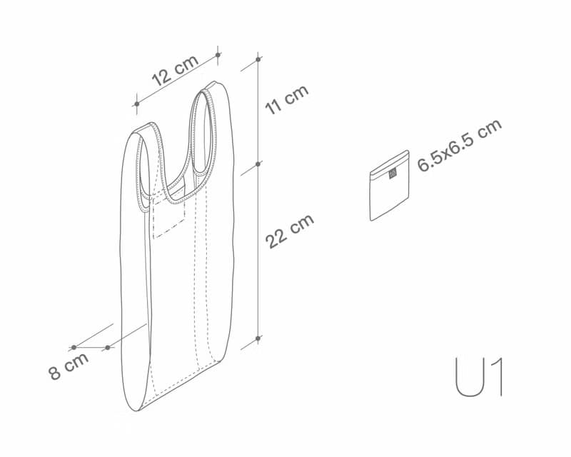 U1 一號環保購物袋 / 水泥灰