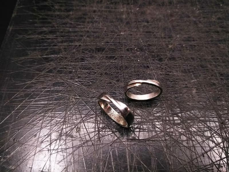 【體驗】文化幣金工手作課程 純銀戒指【相遇】交叉戒指