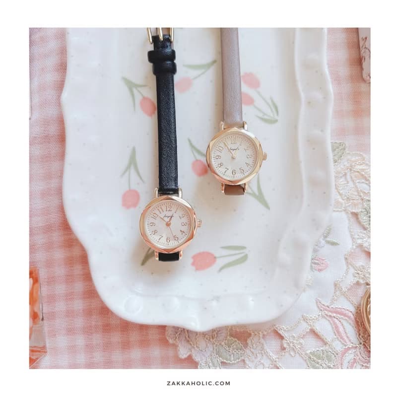 母親節禮物 免運 Vintage Hexagon Watch 防水六角形復古手錶 財