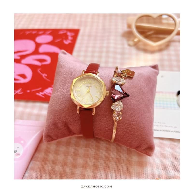 母親節禮物 免運 Vintage Hexagon Watch 防水六角形復古手錶 財