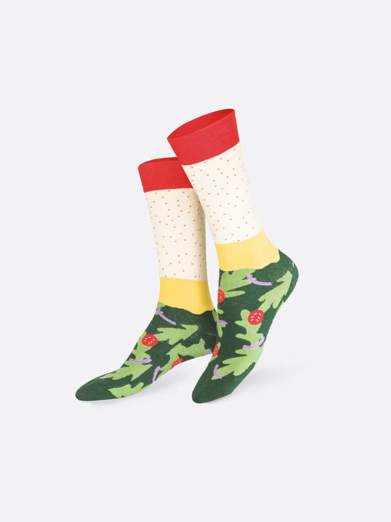 EAT MY SOCKS襪子/快餐系列/素食Pizza