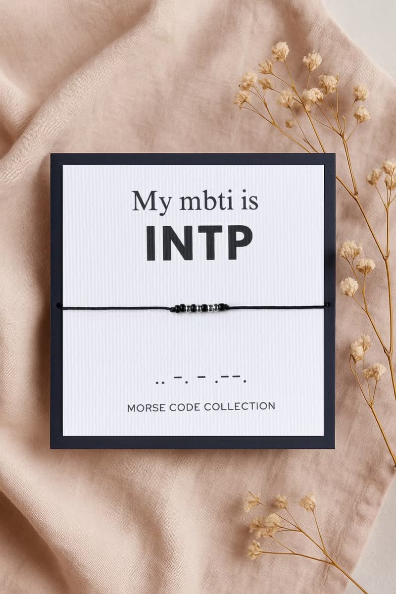 【INTP 邏輯學家】MBTI 16型人格。摩斯密碼。手繩手環。禮物