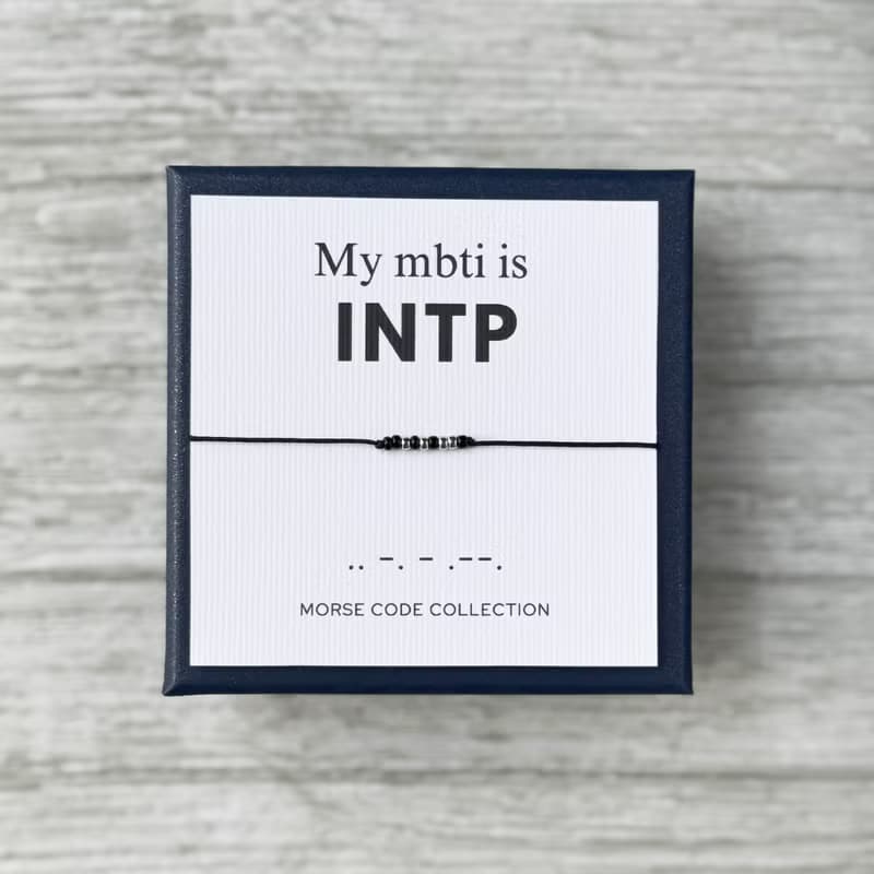 【INTP 邏輯學家】MBTI 16型人格。摩斯密碼。手繩手環。禮物