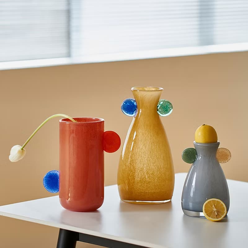 龐畢度圓耳花瓶 - 黃