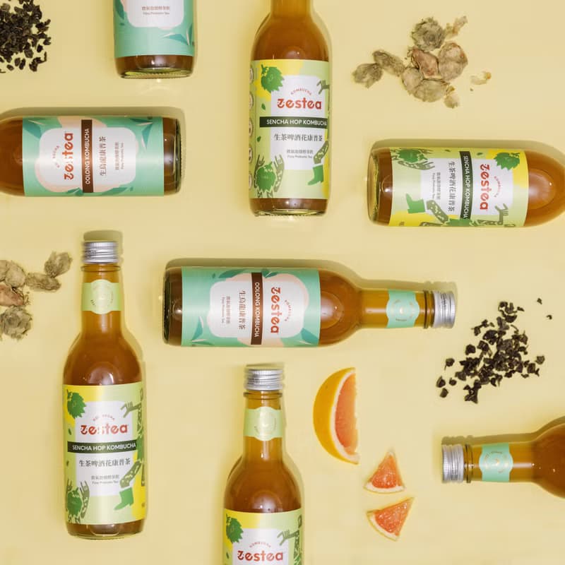 Zestea生茶啤酒花康普茶 300ML*12瓶 (無添加、富含益生菌)