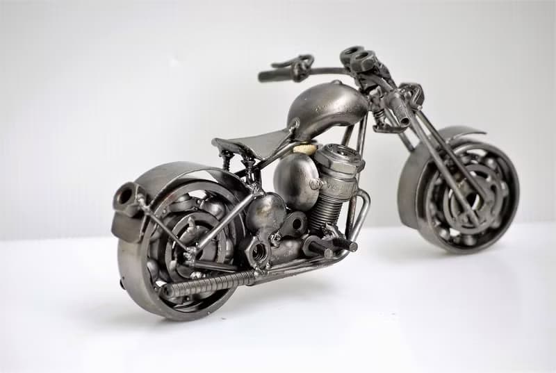 One-Of-A-Kind Labor day Gift Idea, Chopper (A) Motorcycle Welding sculptures