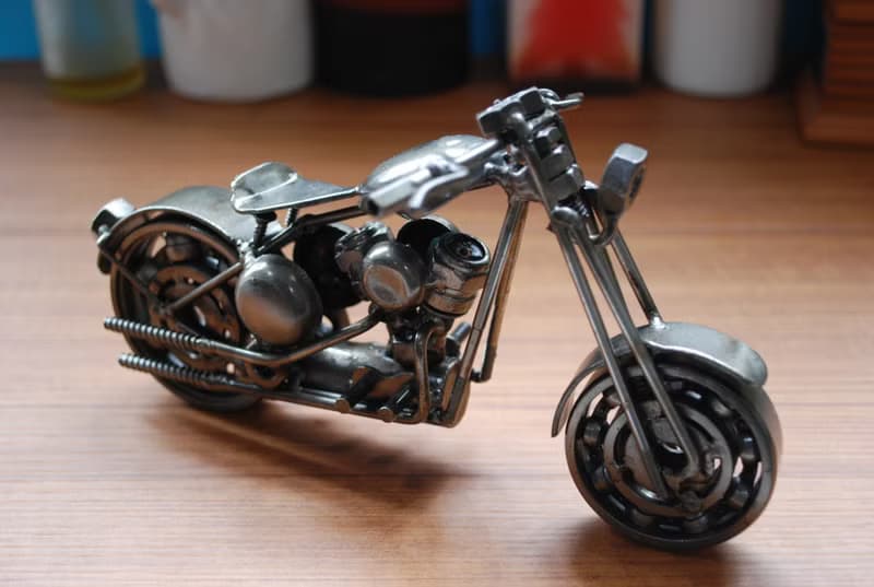 One-Of-A-Kind Labor day Gift Idea, Chopper (A) Motorcycle Welding sculptures